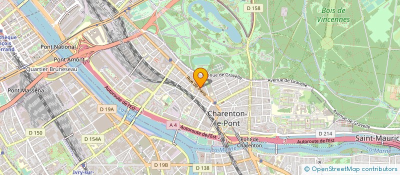 localisation de l'entreprise LA RICHESSE DES SAVEURS à CHARENTON-LE-PONT