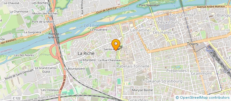 localisation de l'entreprise LA RICHOISE UN PAS VERS L'AUTRE  LA RICHE