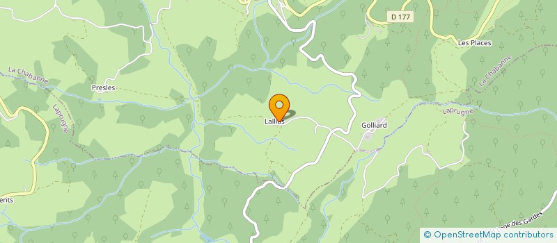 localisation de l'entreprise LA RICOCHE  LA CHABANNE