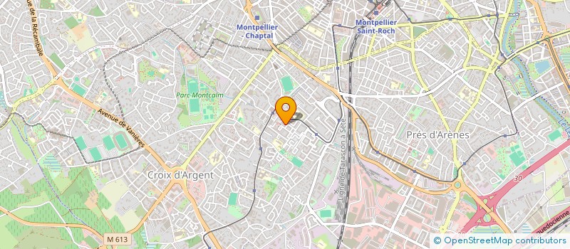localisation de l'entreprise LA RIF à MONTPELLIER