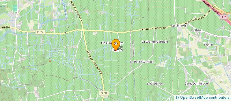localisation de l'entreprise LA RIGAUDE à ORANGE