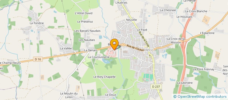 localisation de l'entreprise LA RIGOLE  HERIC