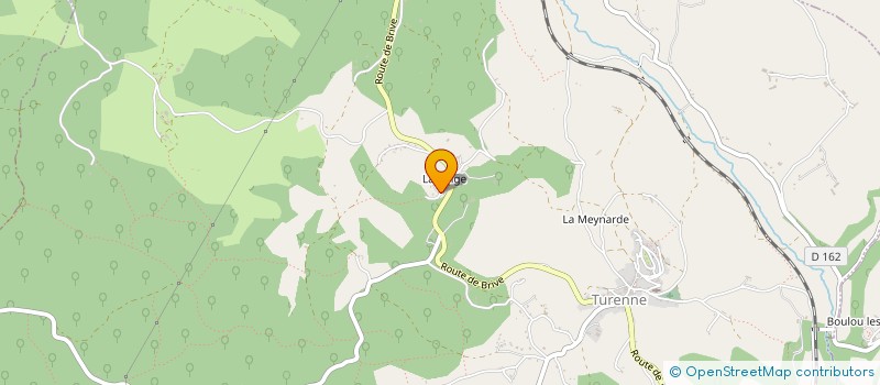 localisation de l'entreprise LA RINGE à TURENNE