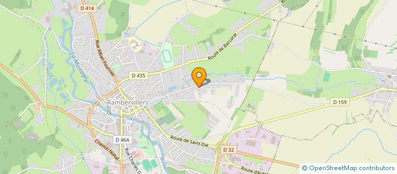 localisation de l'entreprise LA RINGOLE  RAMBERVILLERS