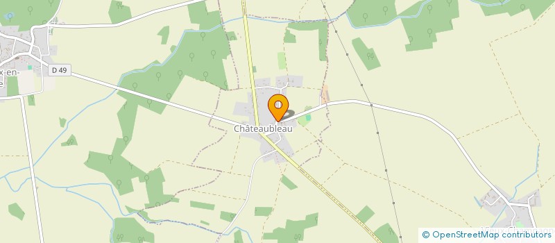 localisation de l'entreprise LA RIOBE  CHATEAUBLEAU