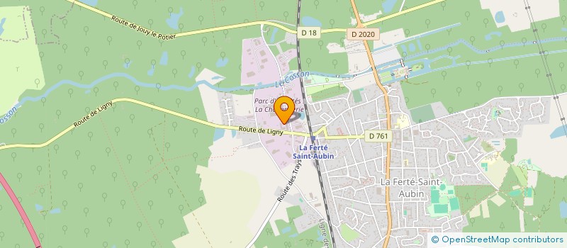 localisation de l'entreprise LA RIOLE à LA FERTE-SAINT-AUBIN