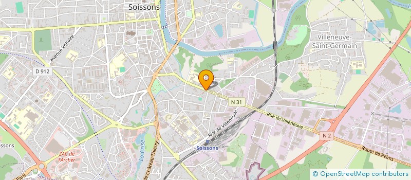 localisation de l'entreprise LA RIPAILLE à SOISSONS