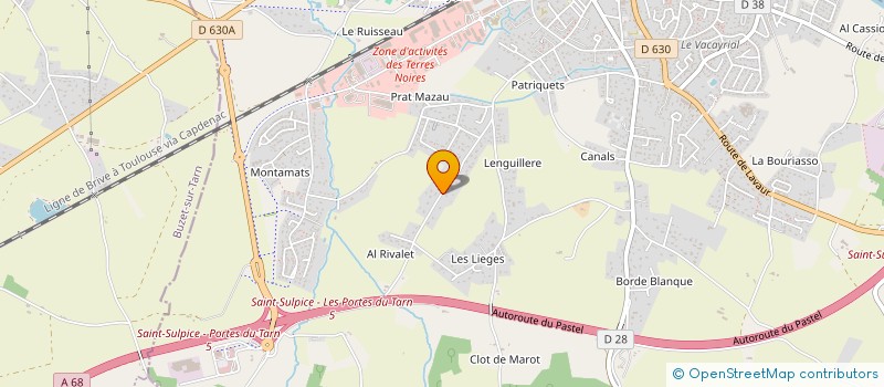 localisation de l'entreprise LA RIPAILLE NL  SAINT-SULPICE-LA-POINTE