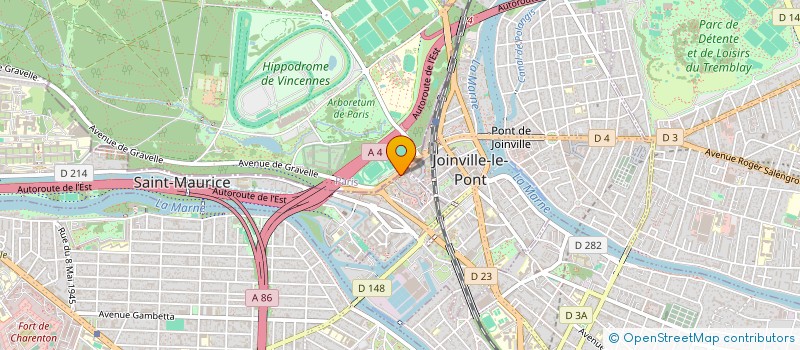 localisation de l'entreprise LA RISEE à SAINT-MAURICE