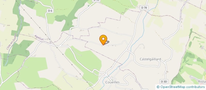 localisation de l'entreprise LA RIU  CASTELGAILLARD