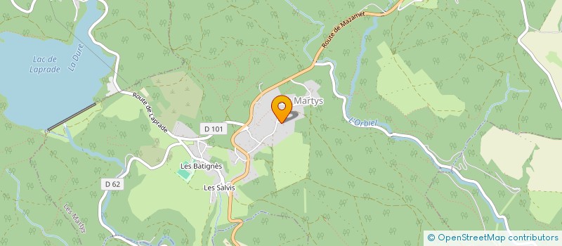 localisation de l'entreprise LA RIVAIROLE  FONTIERS CABARDES