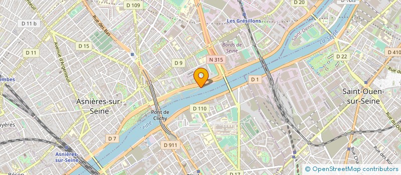 localisation de l'entreprise LA RIVE A à ASNIERES-SUR-SEINE