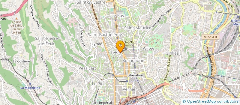 localisation de l'entreprise LA RIVE ALPES MEDITERRANEE à NICE