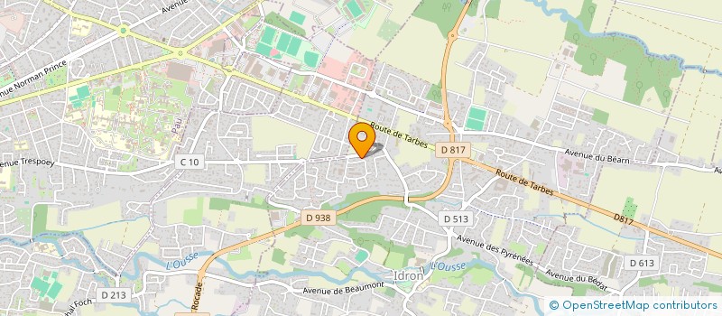 localisation de l'entreprise LA RIVE DE L'AYGUE  IDRON