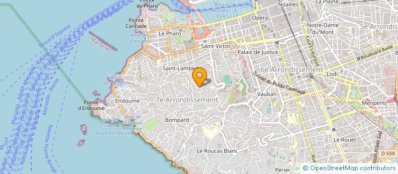 localisation de l'entreprise LA RIVE MAISON DE RETRAITE PROTESTANTE à MARSEILLE