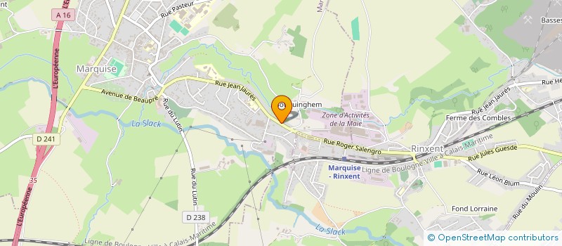 localisation de l'entreprise LA RIVERA  MARQUISE