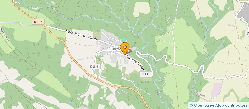 localisation de l'entreprise LA RIVIERE à VILLARDONNEL