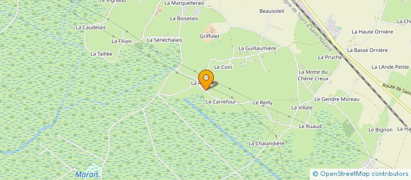 localisation de l'entreprise LA RIVIERE à VIGNEUX-DE-BRETAGNE