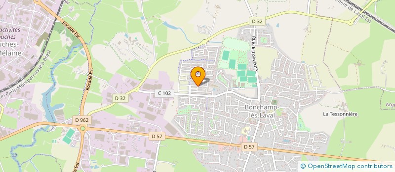 localisation de l'entreprise LA RIVIERE à BONCHAMP-LES-LAVAL