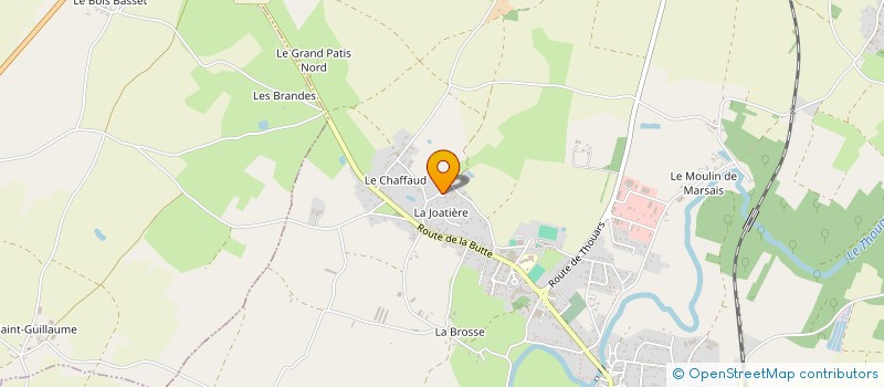 localisation de l'entreprise LA RIVIERE  SAINT-VARENT