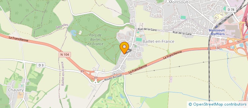 localisation de l'entreprise LA RIVIERE  BAILLET-EN-FRANCE