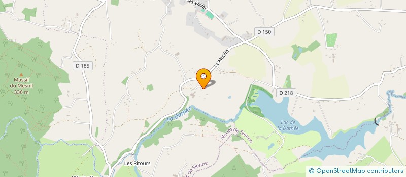 localisation de l'entreprise LA RIVIERE COUNTRY CLUB  NOUES DE SIENNE