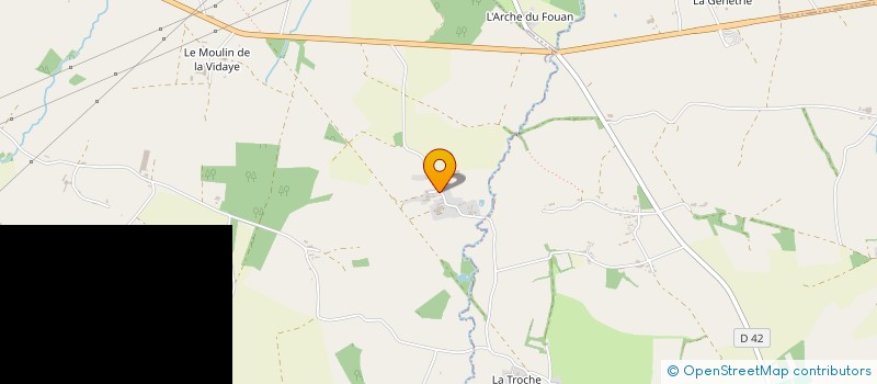 localisation de l'entreprise LA RIVIERE DES LANDES à FAY-DE-BRETAGNE