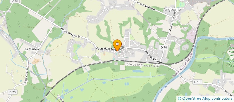 localisation de l'entreprise LA RIVIERE GOURMANDE  RIVIERE-SAAS-ET-GOURBY