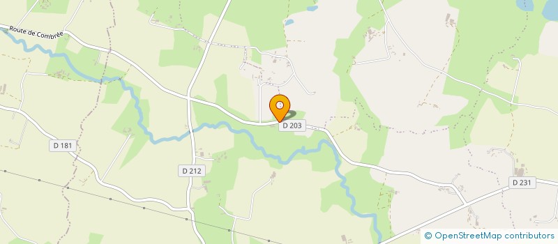 localisation de l'entreprise LA RIVIERE MAINEUF  SEGRE-EN-ANJOU BLEU