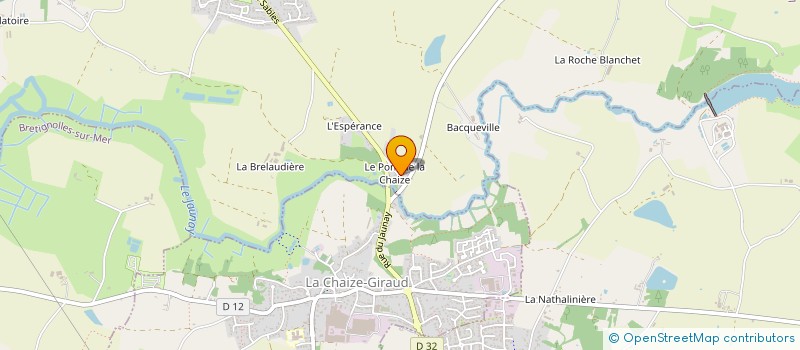 localisation de l'entreprise LA RIVIERE SAUVAGE à L'AIGUILLON-SUR-VIE
