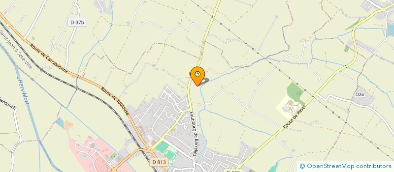 localisation de l'entreprise LA RIVIERETTE  VILLEFRANCHE-DE-LAURAGAIS