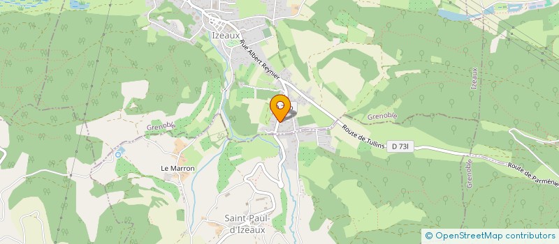 localisation de l'entreprise LA RIVOISE  IZEAUX