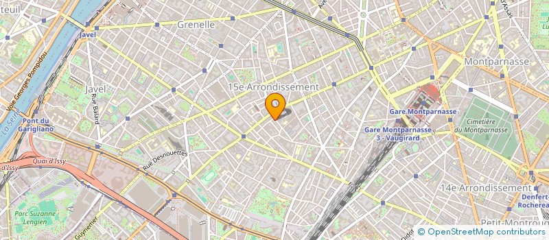 localisation de l'entreprise LA ROBE DU VIN  PARIS