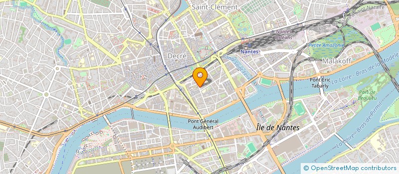 localisation de l'entreprise LA ROBE ROUGE  NANTES