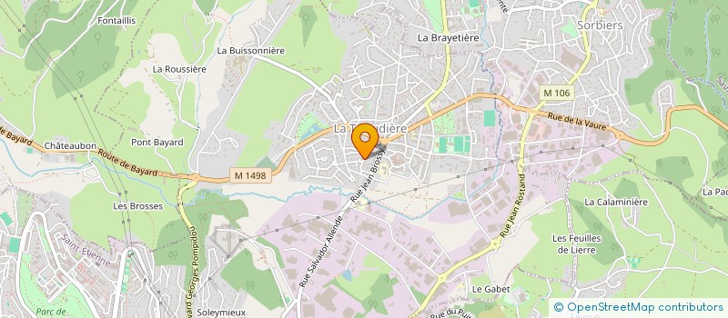 localisation de l'entreprise LA ROBINETIQUE à LA TALAUDIERE