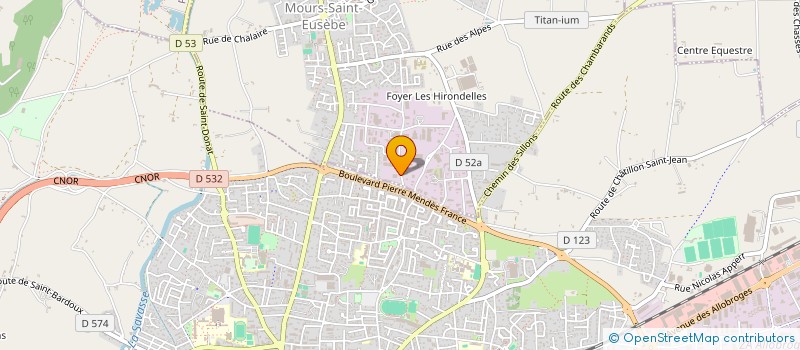 localisation de l'entreprise LA ROBINETTE  MOURS-SAINT-EUSEBE