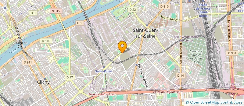 localisation de l'entreprise LA ROBINETTERIE MAROIS  SAINT-OUEN-SUR-SEINE