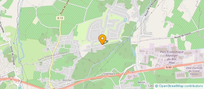 localisation de l'entreprise LA ROBINIERE  SAINT-SULPICE-ET-CAMEYRAC