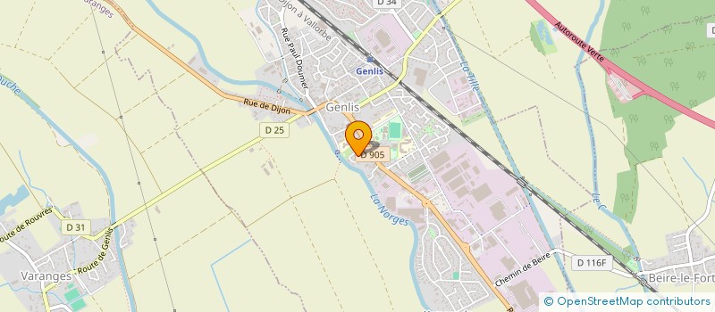 localisation de l'entreprise LA ROBURIENNE  ROUVRES-EN-PLAINE