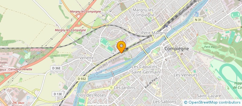 localisation de l'entreprise LA ROCADE  VENETTE