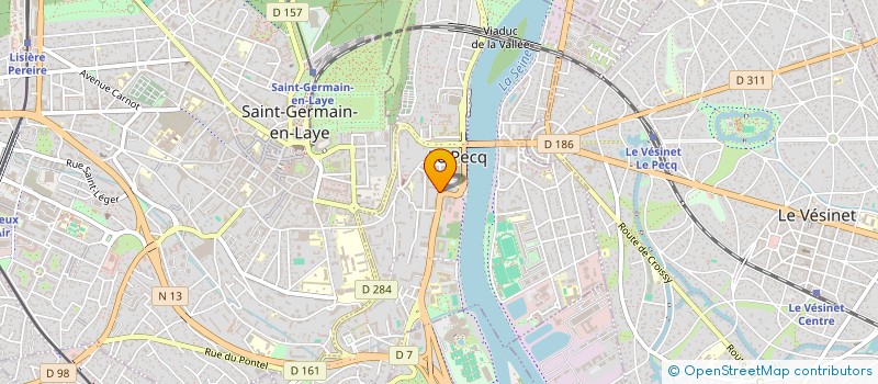 localisation de l'entreprise LA ROCADE  LE PECQ