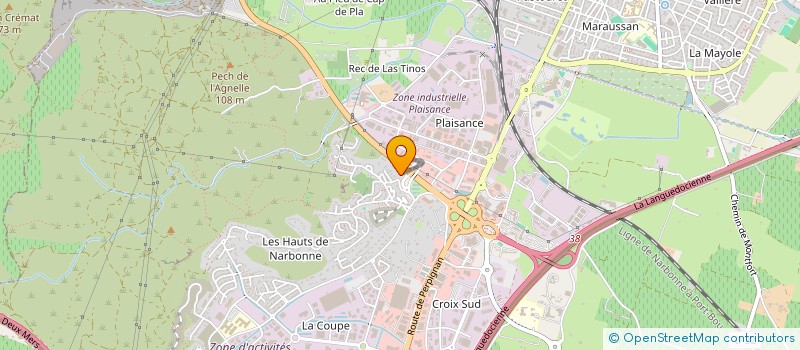 localisation de l'entreprise LA ROCADE à NARBONNE