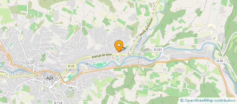 localisation de l'entreprise LA ROCADE  APT