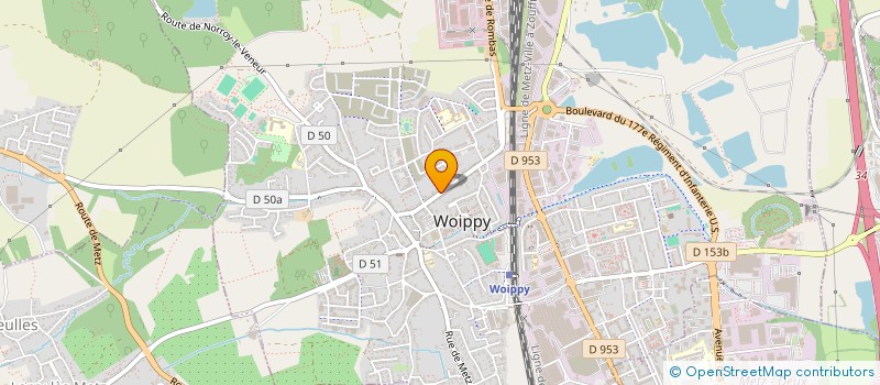 localisation de l'entreprise LA ROCATINE à WOIPPY