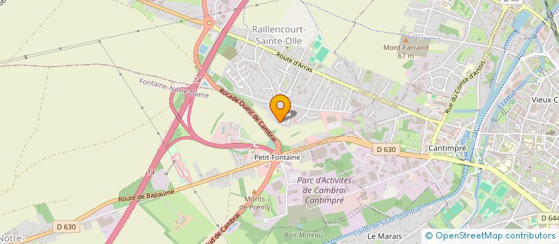 localisation de l'entreprise LA ROCBEHSEC  RAILLENCOURT-SAINTE-OLLE