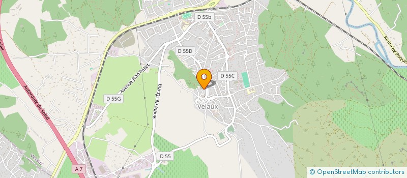 localisation de l'entreprise LA ROCCA TANRET LMNP à VELAUX