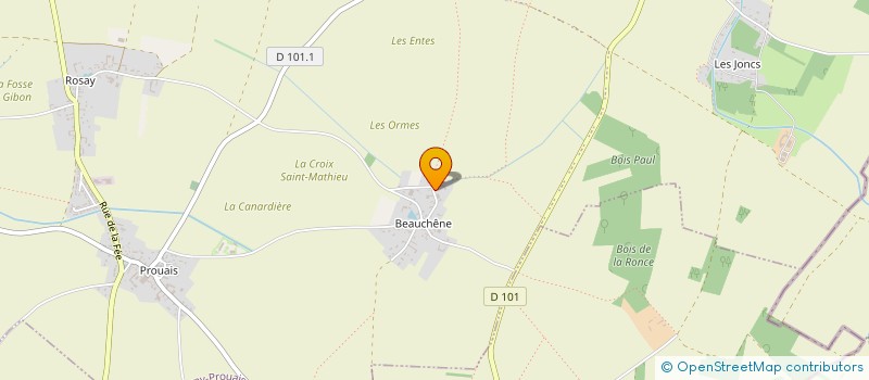 localisation de l'entreprise LA ROCCA WEILL à BOUTIGNY-PROUAIS