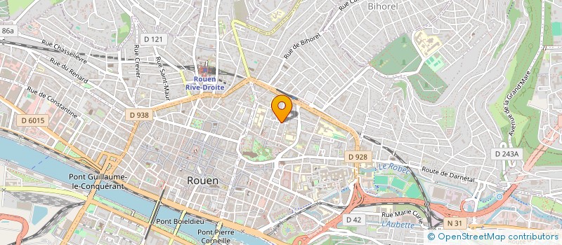 localisation de l'entreprise LA ROCHE à ROUEN