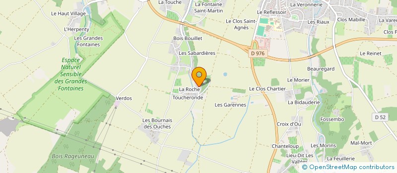 localisation de l'entreprise LA ROCHE  LUZILLE