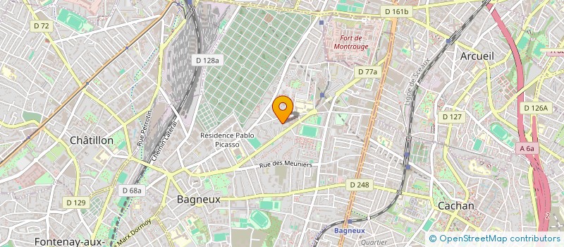 localisation de l'entreprise LA ROCHE à BAGNEUX
